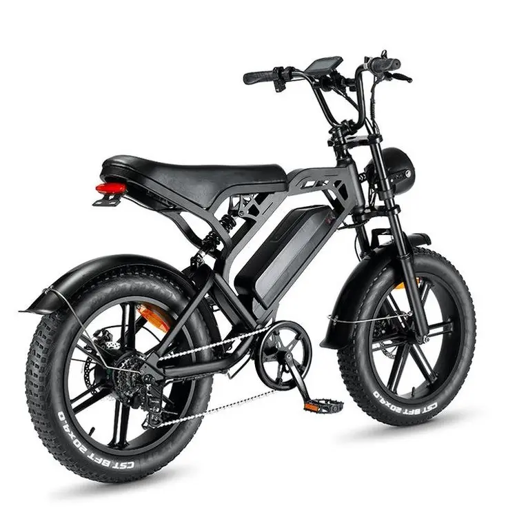 फैट टायर सुपर ईबाइक माउंटेन ऑफ-रोड बाइक स्पोर्ट फैटबाइक V20 इलेक्ट्रिक ई बाइक सिटी इलेक्ट्रिक साइकिल 750W ई-बाइक