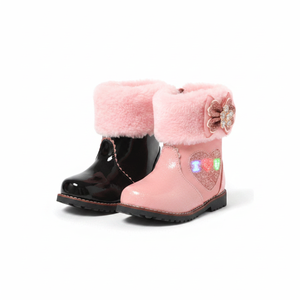 OZKIZ รองเท้าบูทกันหิมะสำหรับเด็กเกาหลีเด็กผู้หญิง 2-7 ปีแฟชั่นเด็กขายส่งรองเท้าบูทเด็กผู้หญิง - Product Image 2