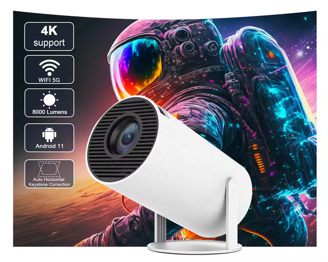 Lcd Projector 1280 720P 4K Home Theater Portable Projector LED WIFI Android Pocket Theater HY300 Pro Portable Mini Projectors