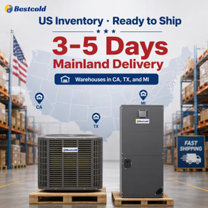 R454B 14/18 Seer เครื่องปรับอากาศท่อความร้อนและเครื่องปรับอากาศสำหรับอุตสาหกรรมแสงเครื่องปรับอากาศเชิงพาณิชย์ - Product Image 5