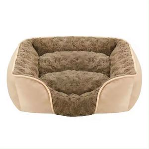 Coussin chauffant d'hiver pour animaux de compagnie, tapis doux en peluche personnalisé, lavable, pour chat et chien, échantillon gratuit - Product Image 1