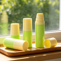 Nouveau modèle d'emballage cosmétique en gros, flacon pompe sans air en PP de 5 ml, 10 ml, 15 ml, petite taille, pour voyage, flacon hermétique sous vide