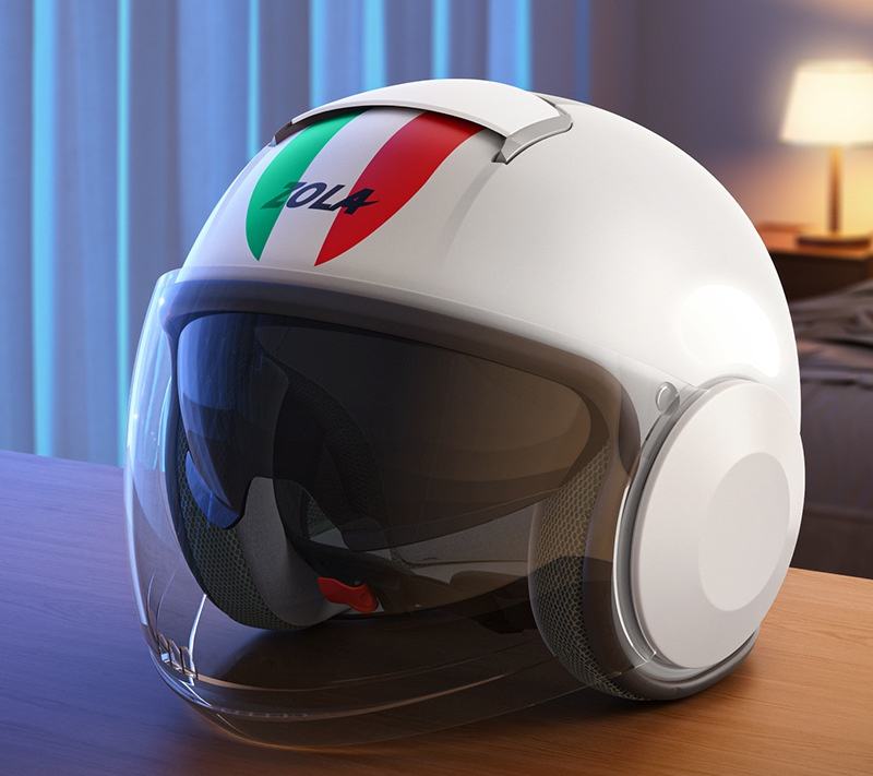 ลายทางสีขาว-แดงและเขียว