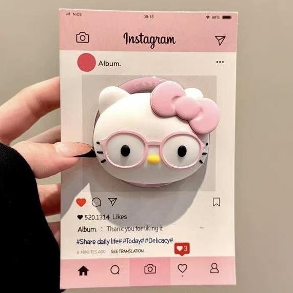 Gafas de silicona-llevar Rosa gatito gato