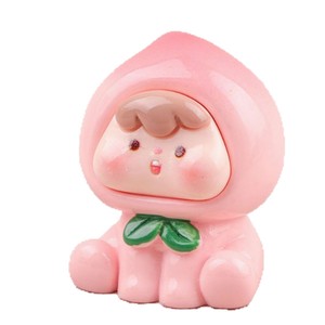 All'ingrosso simpatico cartone animato 3D piccole figure di giocattoli in resina per bambini Glow <span class=keywords><strong>notte</strong></span> frutta per bambina personaggio decorazioni per la torta per la <span class=keywords><strong>notte</strong></span> - Product Image 5