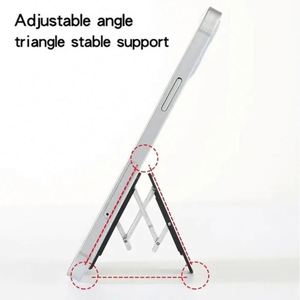 Portable <b>PC</b> Self-Adhesive Folding Mobile Phone <b>Stand</b> Bracket Flexible Kickstand for Phone Desktop Phone Holder - Product Image 6
