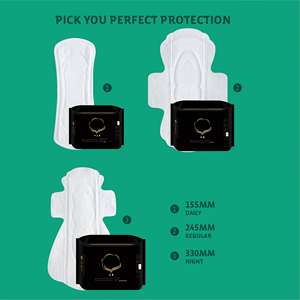 Pembalut Siang Ultra Tipis Kapas Organik Daya Serap Tinggi 245mm dengan Sayap Anti Bocor Bernapas - Product Image 6