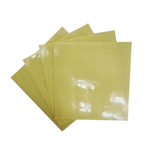 LWS01 Atacado Forma Redonda Transparente Dupla Face Adesivos De Cera Quente Adesivos Para Fazer Vela - Product Image 3