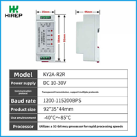 Repetidor RS485 Hirep de Dos Maestros y Un Esclavo con Aislamiento Fotoeléctrico, Hub Modbus de Doble Host, Alta Precisión, 24V, Grado Industrial
