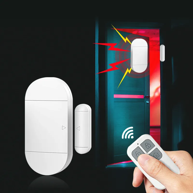 Alarma antirrobo para el hogar, alarma con sensor de movimiento para puertas y ventanas con control remoto
