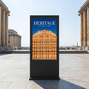 Kiosco Interactivo con Pantalla Táctil para Exteriores IP65, 3000 Nits, Legible Bajo la Luz Solar, Refrigeración Inteligente, Pantalla Publicitaria Digital con IA - Product Image 1