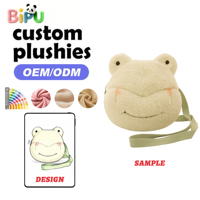 Sac à dos en peluche panda BIPU, fabricant OEM/ODM, sac à dos personnalisé en coton PP rembourré pour enfants de 2 à 4 ans, unisexe, Noël