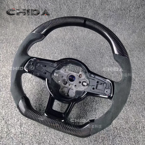 Cadre de volant en fibre de carbone adapté aux <span class=keywords><strong>Volkswagen</strong></span> Golf 7.5, VW GTI MK6, MK7, GTI MK7.5, Jetta, Passat, Golf 6, Touareg, Golf 7 - Product Image 4