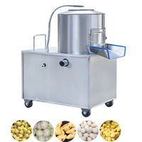Industriële/commerciële aardappel schilmachine/snijmachine voor restaurants