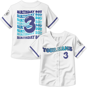 Maillot de baseball personnalisé pour les jeunes enfants, maillot de baseball personnalisé pour le <span class=keywords><strong>rookie</strong></span> de l'année, maillot de baseball pour l'anniversaire - Product Image 6