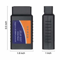 Escáner de Diagnóstico de Fallas de Automóviles OBD2 V2.1 ELM327 con Conectividad WiFi, Compatibilidad Universal, Pantalla para Teléfono Móvil