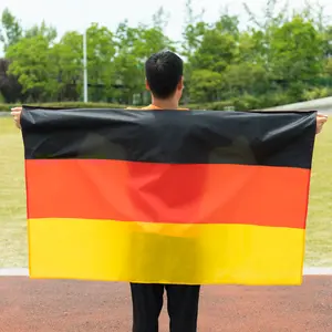 Fast Delivery Custom Sport Fans Polyester Digital Printing 3x5 Ft Germany National Body Cape Flag For Sports Events
