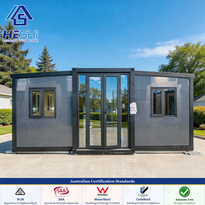 Casa Contenedor Prefabricada Expandible de 20 y 30 Pies con Estructura de Aleación 6063 T5, Estándares Australianos, 2 Dormitorios, 1 Baño, Casa Moderna Tipo Granny Flat - Product Image 1