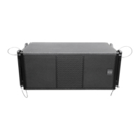 DASN LA10A 900W RMS Altavoz Activo de Dos Vías Tipo Line Array Clase D con DSP, Sistema PA de Rango Completo de Dos Vías con Doble Woofer de 10 Pulgadas para Conciertos