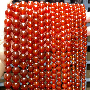 Jingde jewelrys ลูกปัดอาเกตสีแดงหลวมเครื่องประดับ DIY, สายรัดมือ, ลูกปัด, ผลิตภัณฑ์กึ่งสำเร็จรูป - Product Image 4