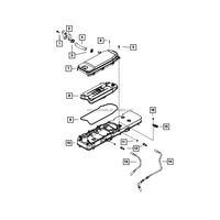 Pièces automobiles CV52001 68002433AA 68002433AC 4936636 pour Cummins Dodge Ram Filtres de carter moteur