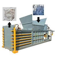 Compacteur de carton horizontal, presse hydraulique pour l'industrie du recyclage
