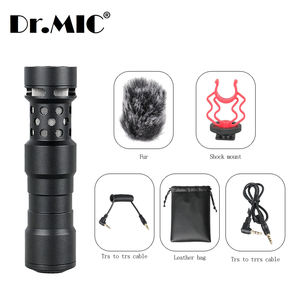 Interview professionnelle d'enregistrement en plein air téléphone portable Vlog caméra Microphone ensemble Nterview Vlog diffusion en direct manger des scènes - Product Image 5