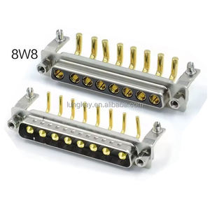 ตัวเชื่อมต่อแบบ D-SUB มุมขวาแบบ r/a สำหรับขั้วต่อ PCB 8W8 D-SUB 8W8พลังงานสูง - Product Image 2