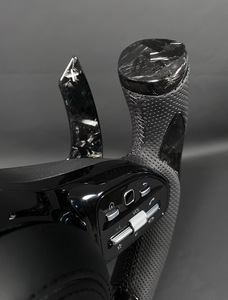Airplane Styling Real Carbon Steering Wheel Alcantara Grip Fit Mercedes W463 W213 W205 <strong>AMG</strong> Easy Install - Product Image 3