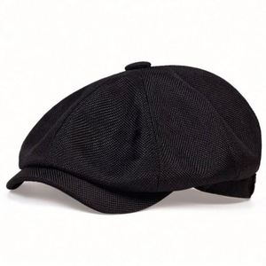 Wholesale Vintage <b>Flat</b> <b>Cap</b> 8 Panel Newsboy <b>Cap</b> Summer Breathable Unisex Sports Casual - Product Image 6