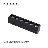 3000K/3500K/4000K/6500K Corps en aluminium magnétique de lumière de rail de LED de style moderne pour le système d'éclairage de magasin