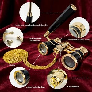 <span class=keywords><strong>Binocolo</strong></span> da Opera 3X25 per Donne, con Manico Regolabile e Catena, Portatile, <span class=keywords><strong>Vintage</strong></span>, Compatto per Teatro, Concerti Musicali e Opera - Product Image 2