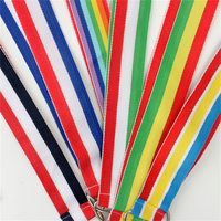 Cordon de cou en nylon pour médailles, personnalisable avec logo, OEM ODM, cadeaux promotionnels écologiques pour événements, vente en gros