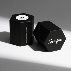 Caja de Embalaje Hexagonal Rígida Negra de Lujo para <span class=keywords><strong>Miel</strong></span> de Abeja, Regalos Naturales, Embalaje de Alimentos de Marca - Product Image 6