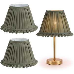 Lámpara de Mesa Romántica para Bodas, Pantalla con Encaje, Control Remoto con Múltiples Luces, Controles Táctiles, Recargable - Product Image 1