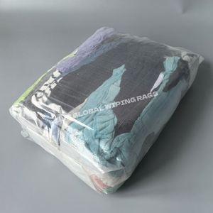 Trapos de algodón 100% al por mayor para uso industrial, trapos de forro polar de colores variados, limpiadores de sudaderas, trapos de tela para limpieza. - Product Image 1