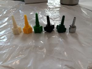 Konektor tabung oksigen hijau, pohon Natal, mur puting, kait putar, pabrik - Product Image 6