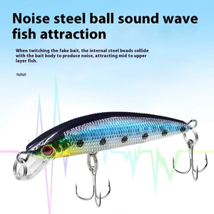 Bộ mồi câu giả mồi cá nhỏ bằng nhựa chậm chìm 6cm 4g dành cho câu cá chép ở dòng nước ngọt, câu đáy, mồi cứng nhân tạo câu cá tuyết - Product Image 4