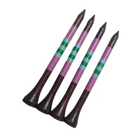 Tees de golf en bambou LIKOSO 3 1/4 pouces (83 mm) – Lot de 100 pour accessoires de driver de golf
