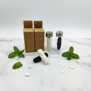 Hilo Dental Vegano Ecológico de Carbón de Bambú Orgánico Personalizado - Product Image 1