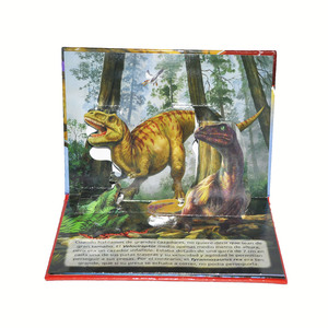 Chất lượng cao tùy chỉnh bìa cứng trẻ em hình ảnh sách siêu mát <span class=keywords><strong>3D</strong></span> động vật Pop Up in ấn cuốn sách - Product Image 2