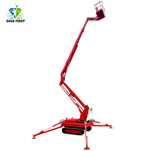 Plataforma Elevadora Móvil Todoterreno con Brazo Telescópico para Trabajos en Altura, Elevador de Personal para Sitios de Operación al Aire Libre - Product Image 4