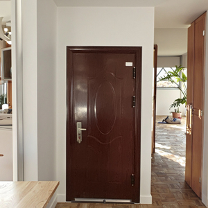 Chất lượng cao chống trộm cửa an ninh cửa an ninh bên ngoài thép an toàn bên ngoài tường lối vào kim loại thép cửa - Product Image 4