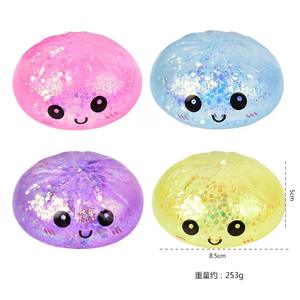 Juguete Sensorial CS Glitter Dumpling Squishies, Caja Misteriosa de Dumplings Bun Baozi, Juguetes Blandos de Comida Colorida, Bolas Antiestrés - Product Image 4