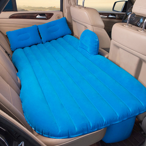 Cama Inflable para Auto con Logotipo Personalizado, Bomba de <span class=keywords><strong>Aire</strong></span>, 2 Almohadas, Plegable, PVC Flocado, Colchón de <span class=keywords><strong>Aire</strong></span> para Camping, Asiento Trasero de Auto - Product Image 4