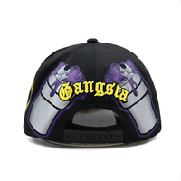 Gorra de Béisbol con Logotipo Personalizado, Estilo Graffiti Urbano, Impresión a Doble Cara, Hip-Hop, Unisex, Moderna, Visera Plana, para Fiestas al Aire Libre, con Diseño Floral