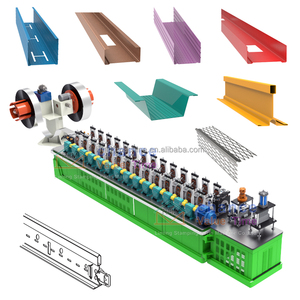 LM 2022-maquinaria de material de construcción, cd ud cw celling T, ángulo de rejilla, omega, hoja de techo, máquina de formación de rollos personalizada