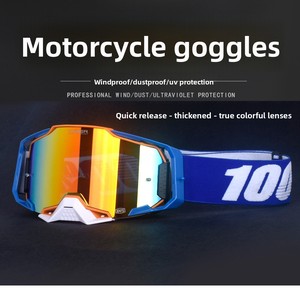 Nueva versión mejorada, gafas de motocross, gafas de motocicleta todoterreno de liberación rápida, gafas para casco, gafas para esquiar - Product Image 6