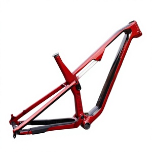 <span class=keywords><strong>Cuadro</strong></span> de Bicicleta de Montaña XC de Fibra de <span class=keywords><strong>Carbono</strong></span> CONWAY con Suspensión Trasera, Frenos de Disco y Barra Transversal de 210 mm para Ruedas de 27.5/<span class=keywords><strong>29</strong></span> Pulgadas - Product Image 2