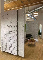 Panneaux de cloison acoustique de bureau en polyester recyclé, écrans acoustiques portables, séparateurs de pièce